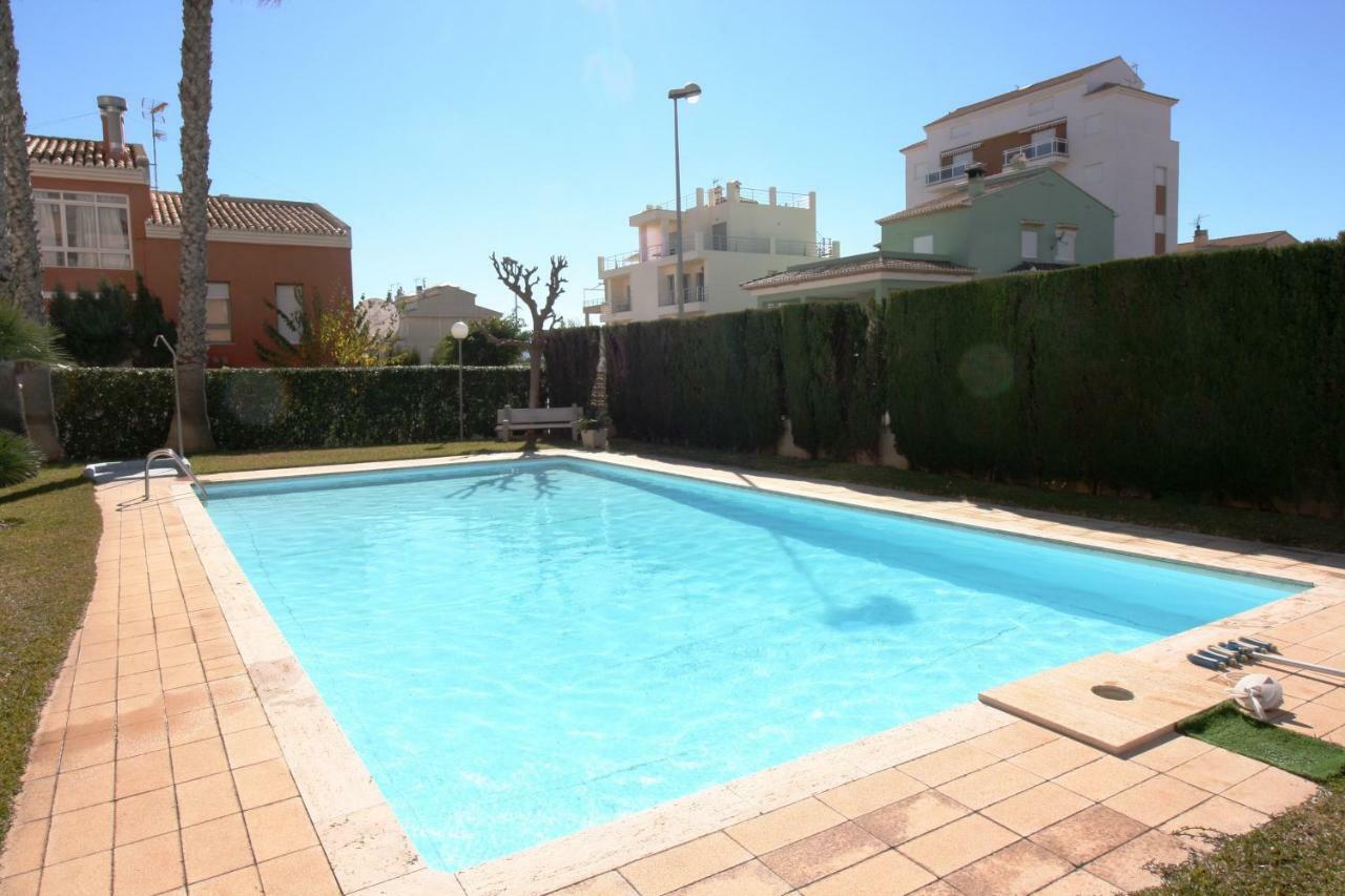 Apartamento Con Piscina Y Vistas Al Mar Aguamarina 36 Oliva Kültér fotó