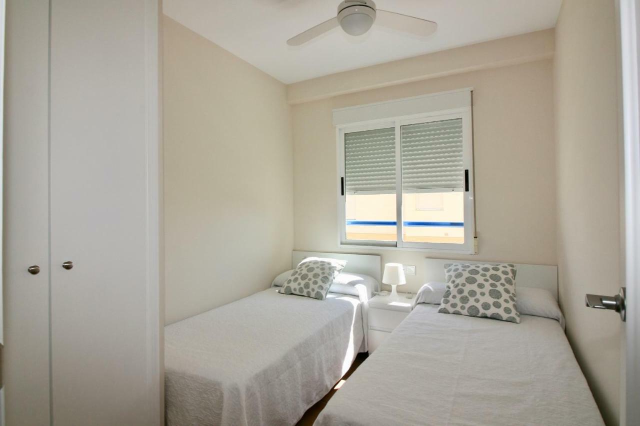 Apartamento Con Piscina Y Vistas Al Mar Aguamarina 36 Oliva Kültér fotó